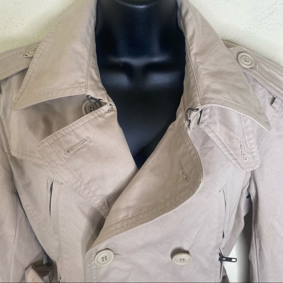 Diesel Womans Trench Coat Size Medium - Picture 8 of 15
